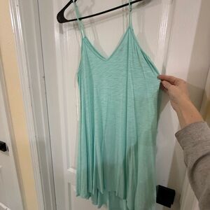 Express Women’s midi dress in light blue, size L